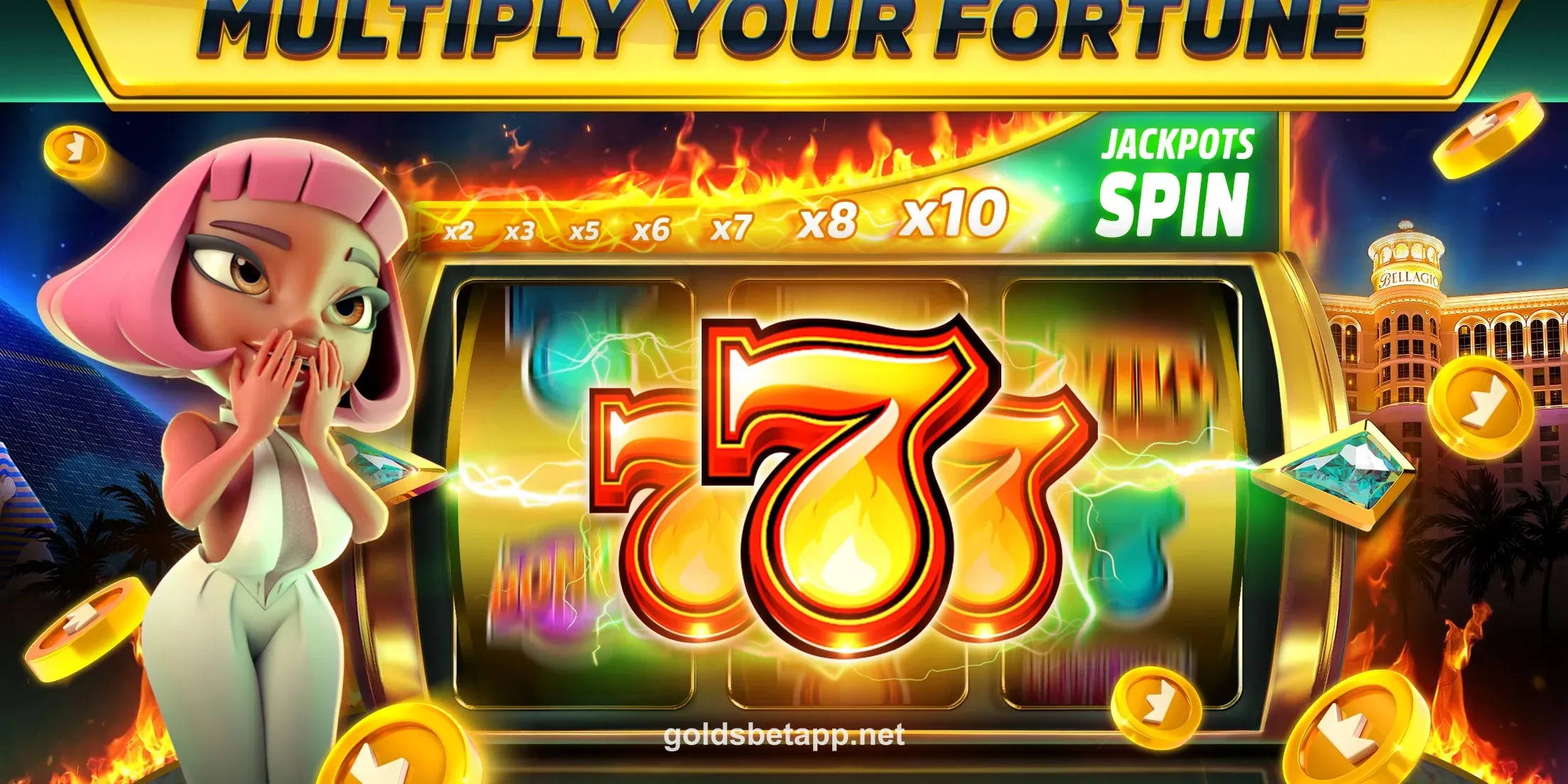 Goldsbet App Interface - Screenshot 1